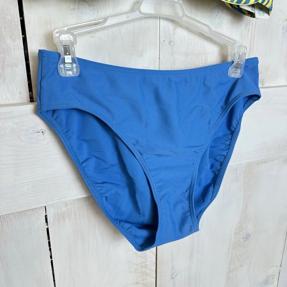 Sunsets Cabana Crossroads Underwire Bikini Set 38DD XL Yellow Blue‎ Tropical NEW